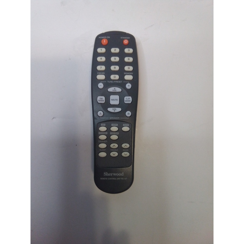 Sherwood RC-107 Remote Control Unit for Audio Receiver Systems Used Tested